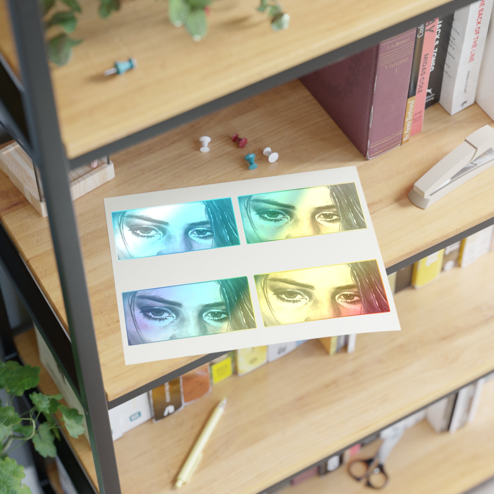 "Eyeshadow" Sticker Sheet