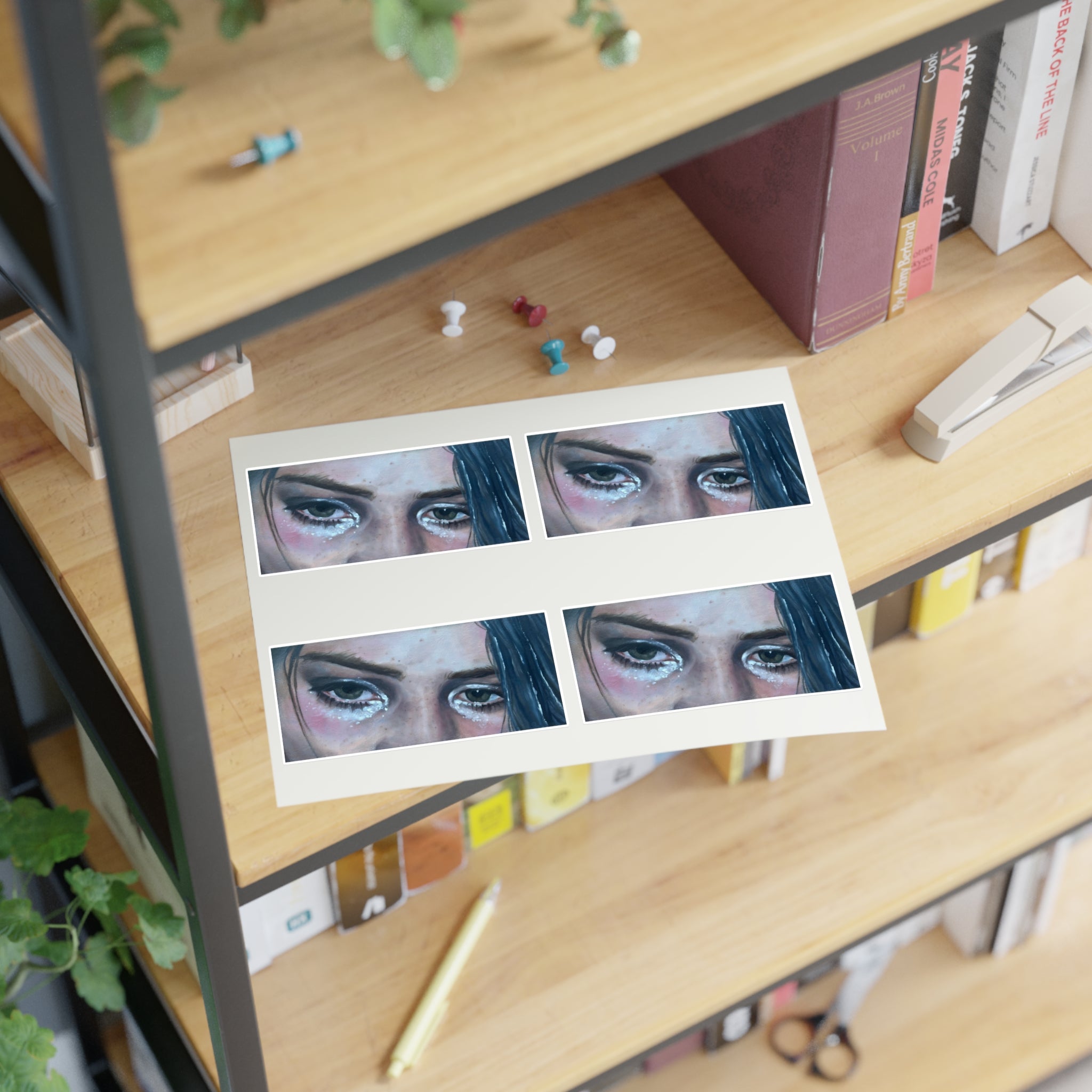 "Eyeshadow" Sticker Sheet